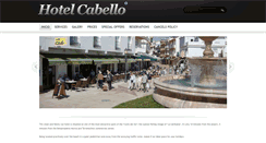 Desktop Screenshot of hotelcabello.com